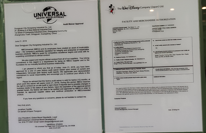 Disney certificate